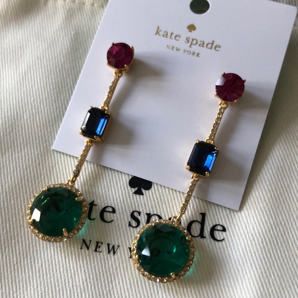 Kate Spade Multicolor Sparkle Earrings - Picture 2 of 3